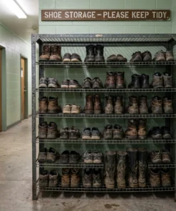 Shoe Racks for Labour Camp UAE
