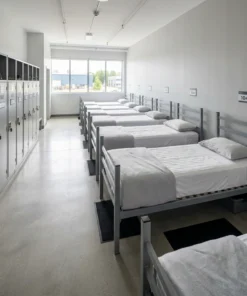 Steel Single Beds for Worker Accommodation