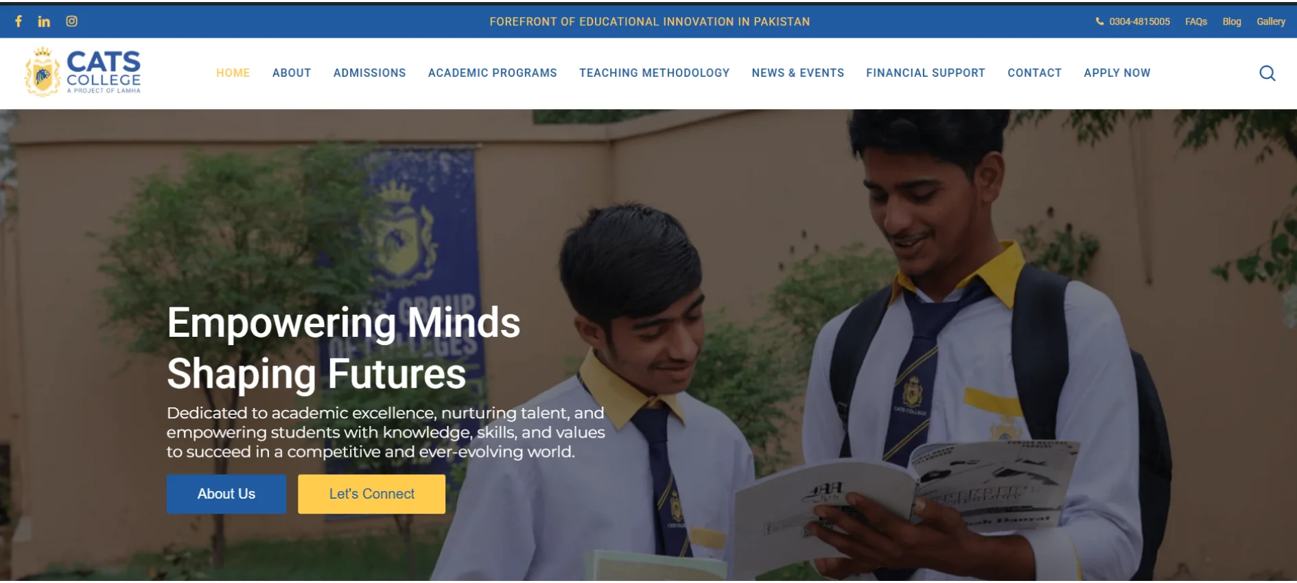 Education and online learning website